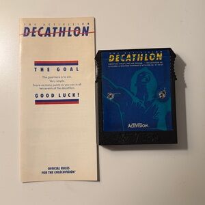 Activision Decathlon Game Cartridge